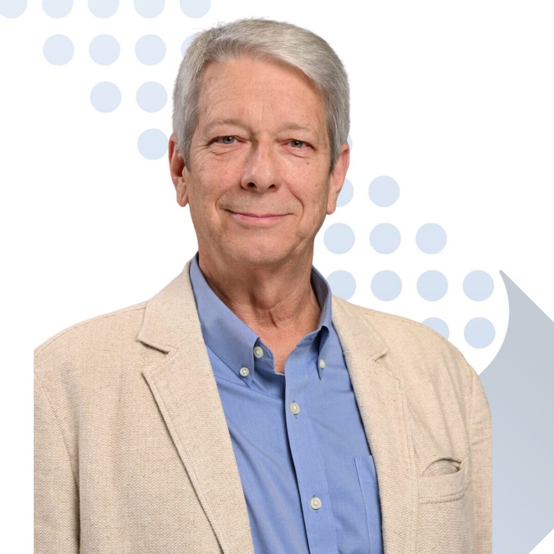 <b>Tony Larocco</b> Older man wearing light blazer and blue shirt