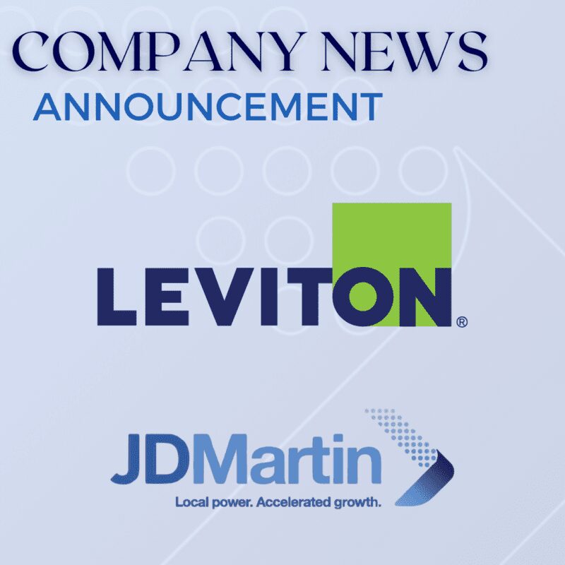 Company announcement: Leviton and JD Martin